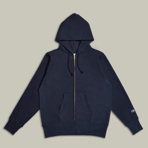 Champion USA Reverse Weave® Zip Hooded Sweatshirt in Athletic Navy