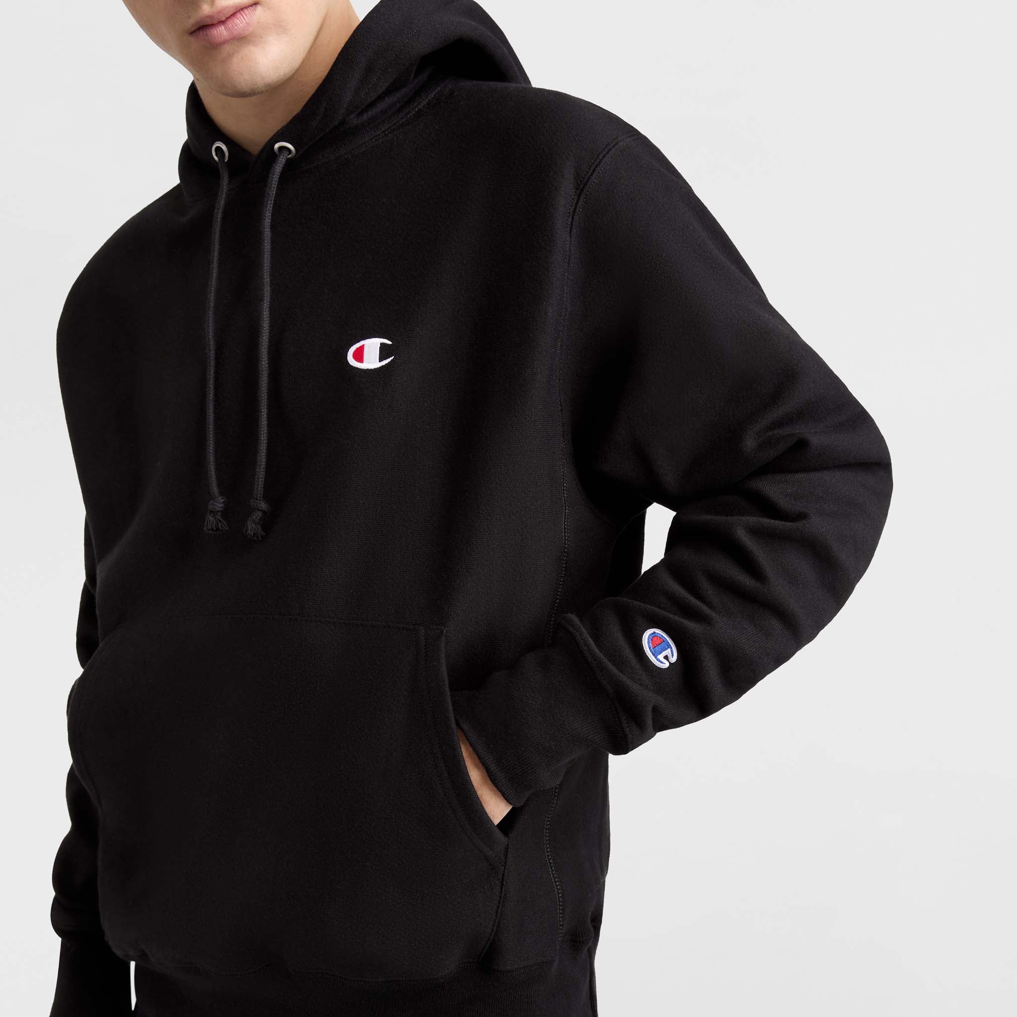 champion reverse weave pullover black mini backpack Champion Reverse Weave Small C Hooded Men SweaMen TMen Shirt
