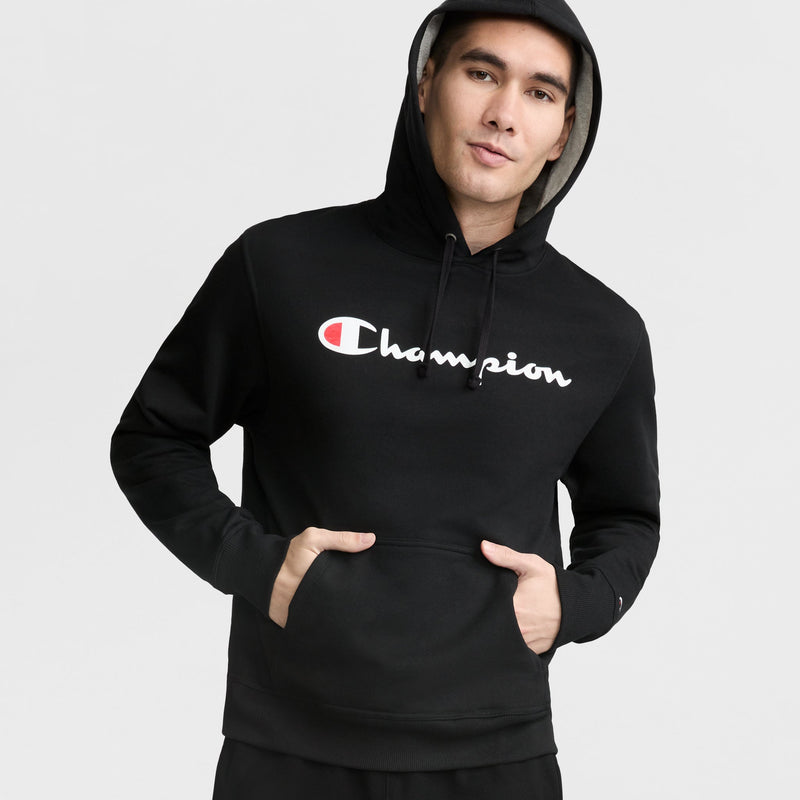 duofold by champion Powerblend Hoodie Full Script Logo Free
