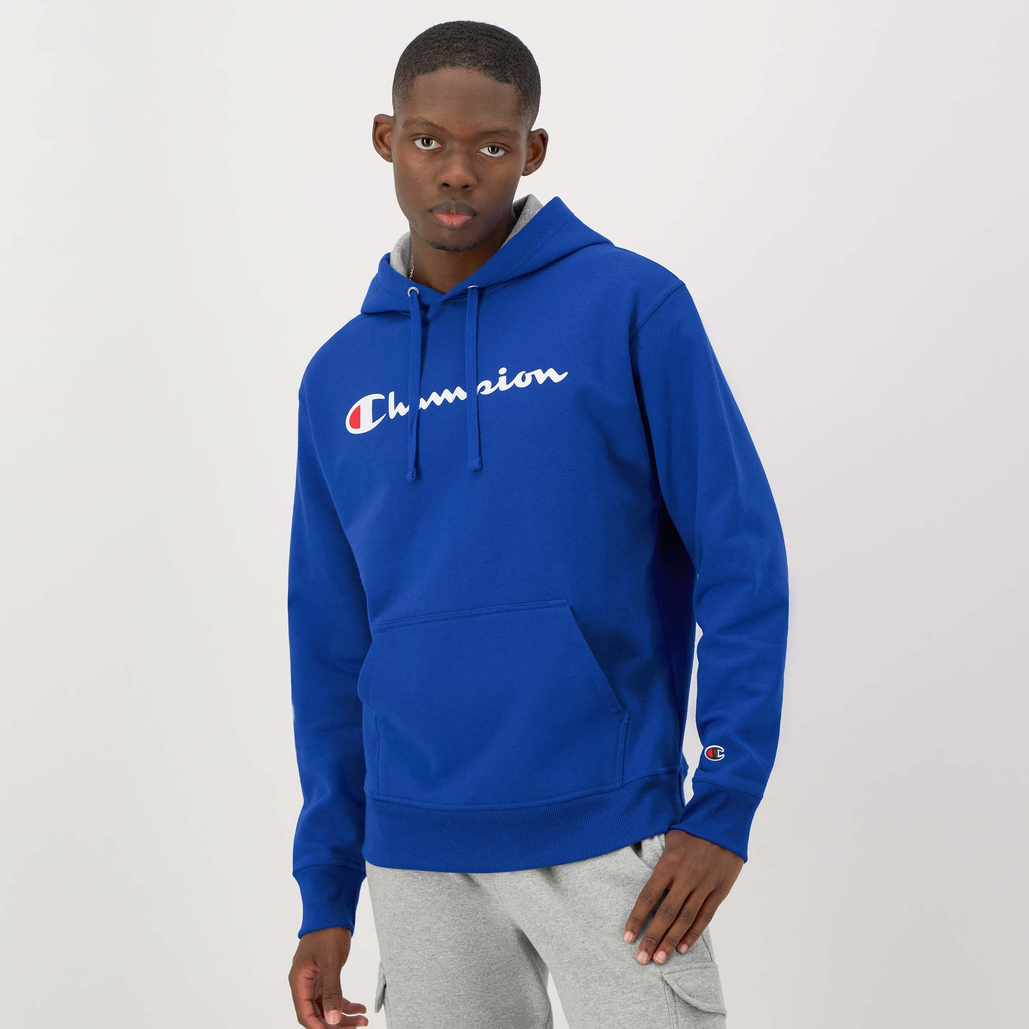 Powerblend Hoodie, Full Script Logo - Main Image