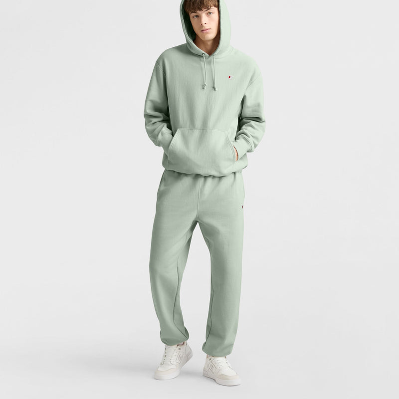 Reverse Weave Dropped Shoulder Hoodie