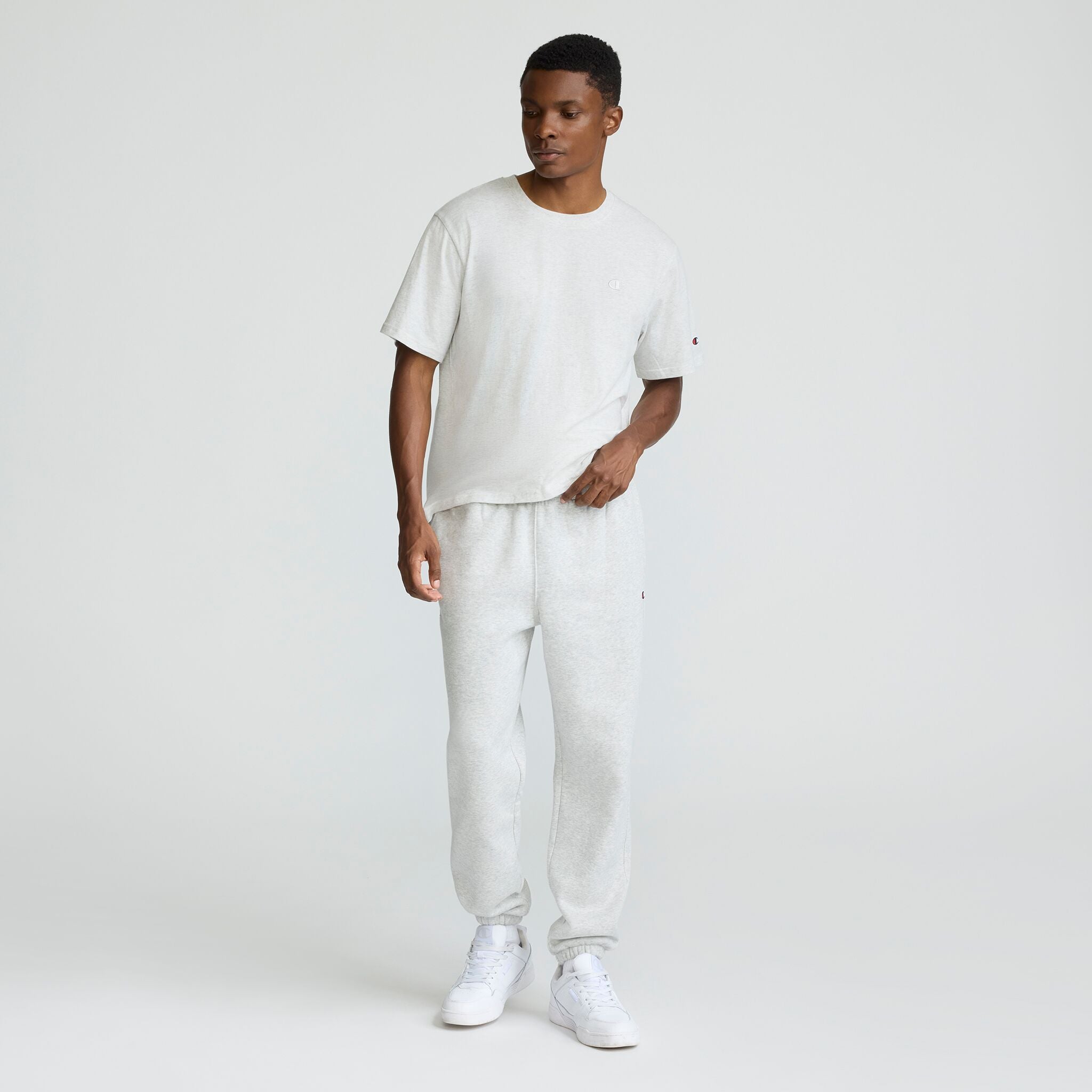 Powerblend Sweatpants, Cinched Bottom, C Logo – Champion