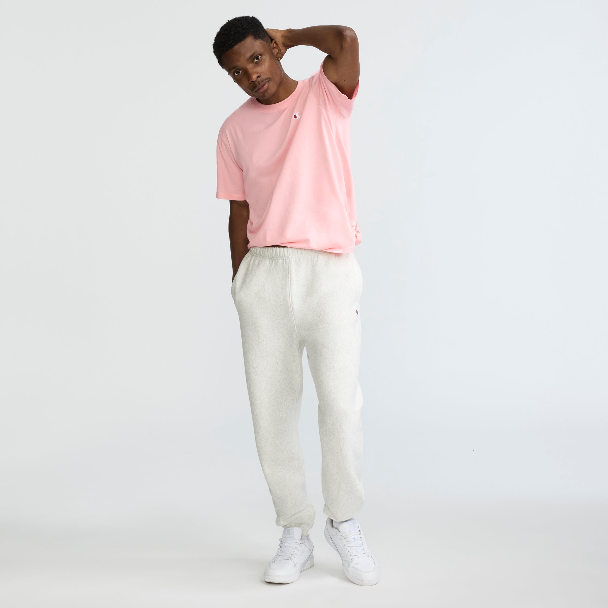 Reverse Weave Small Logo Cinched Sweatpants – Champion