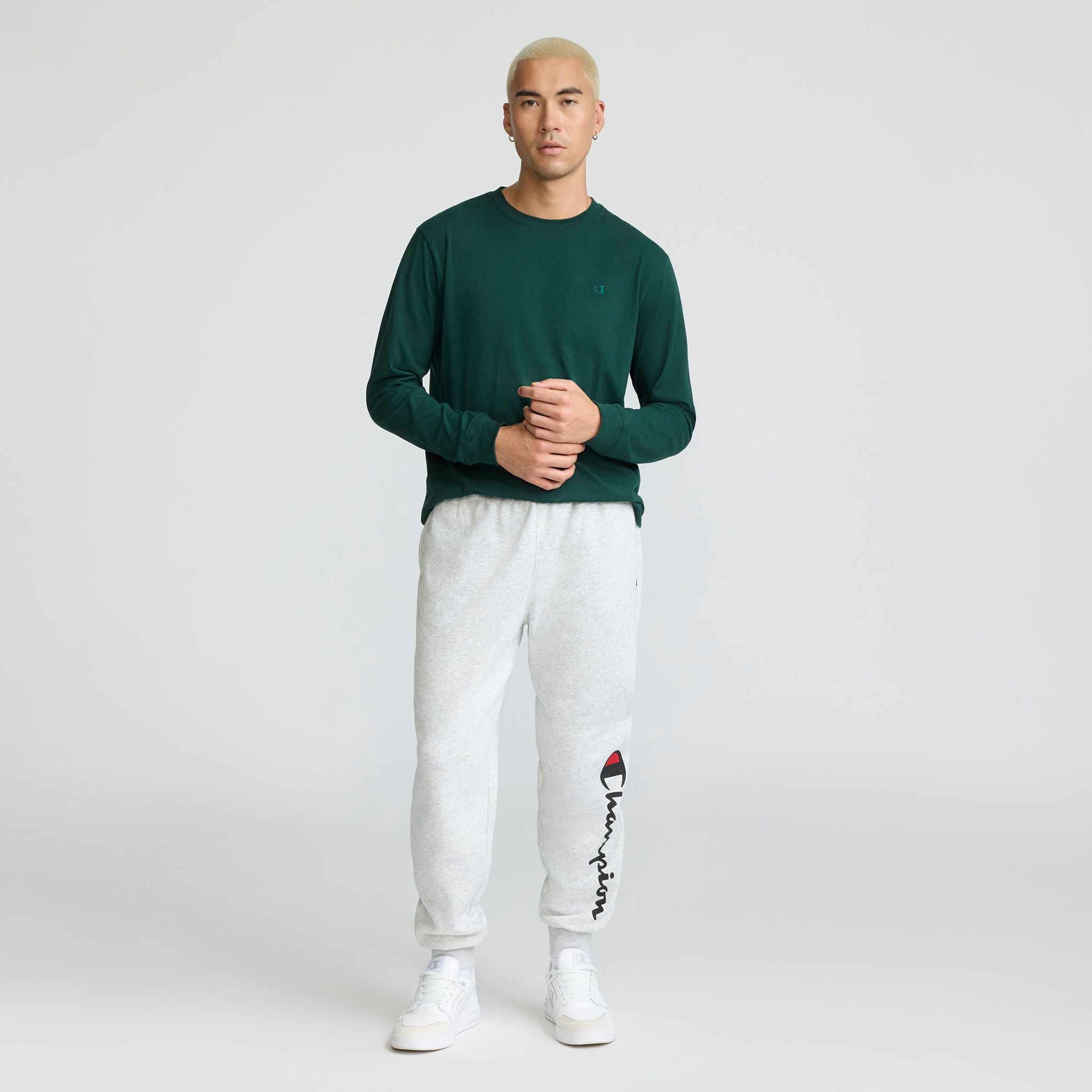 ウエイトトレーニング Wolves Cursive Champion Sweat Pants Powerblend Fleece Script Jogger – Champion