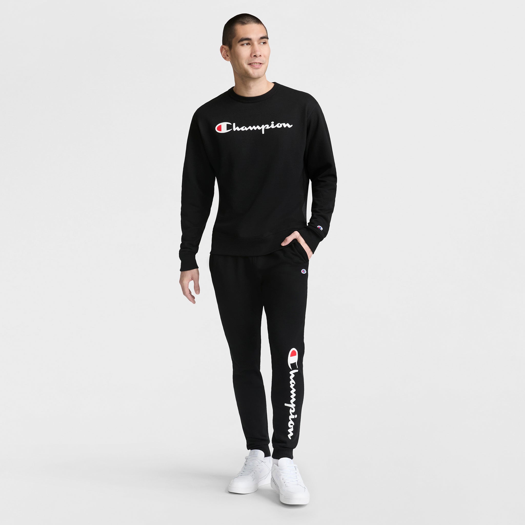 Powerblend Joggers, Script Logo - Champion