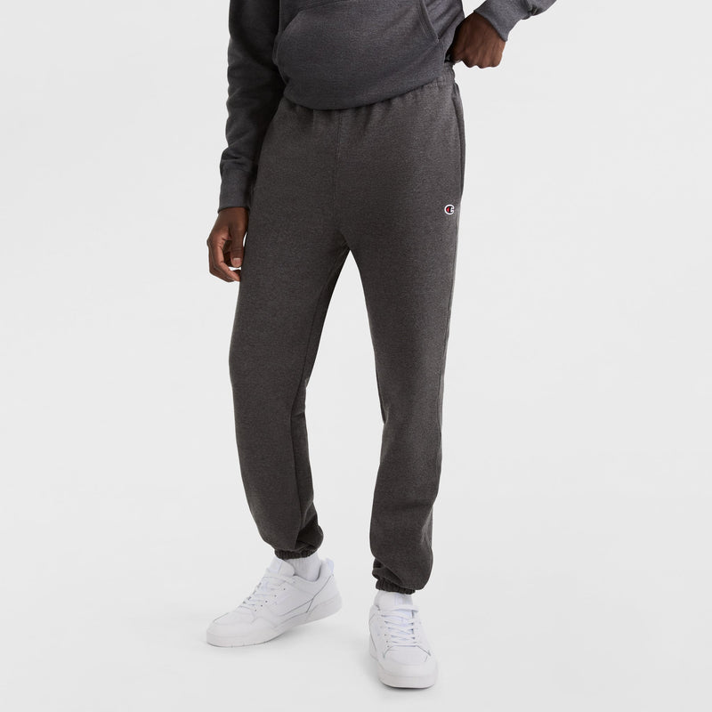 Powerblend Sweatpants, Relaxed Hem, C Logo