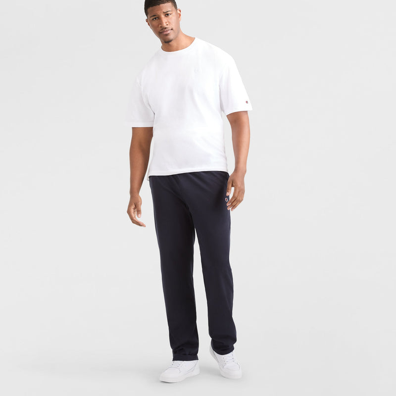 Lightweight Lounge Pants, Open Hem, C Logo - Big & Tall