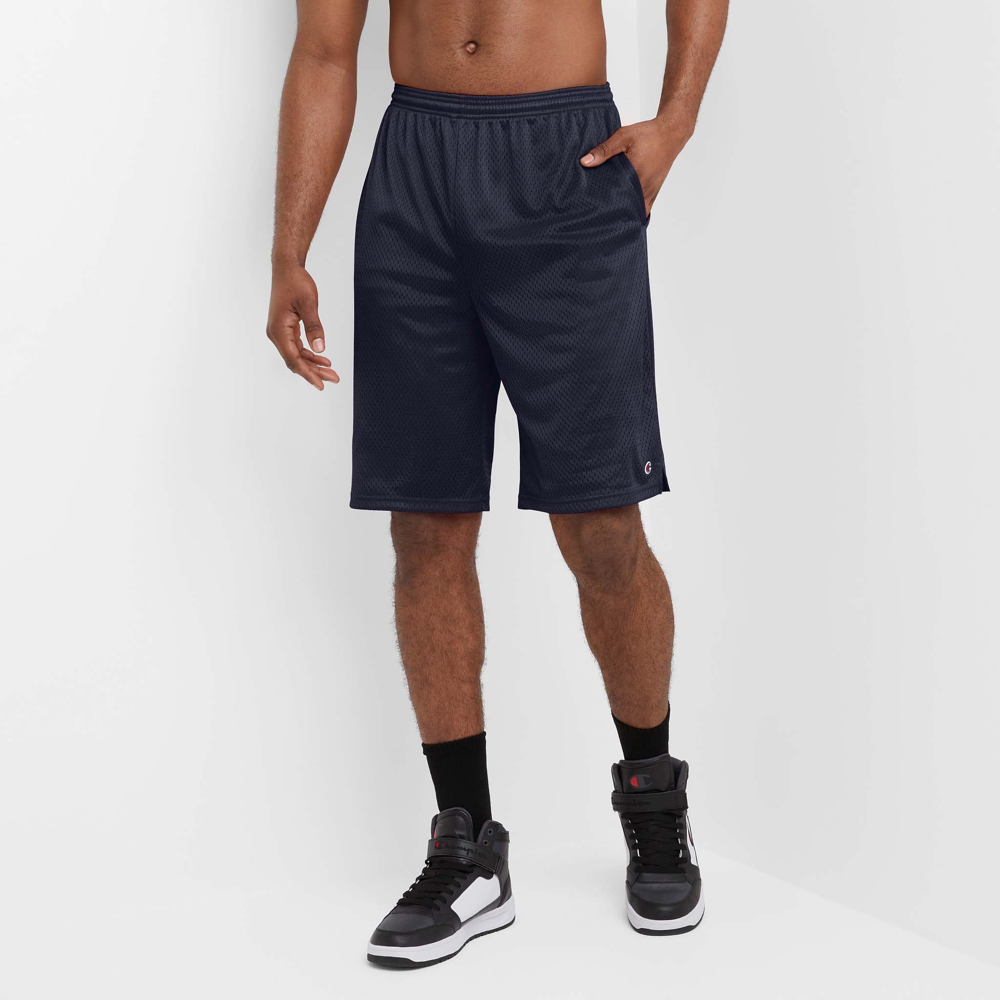 Classic Mesh Gym Shorts, C Logo Big Tall