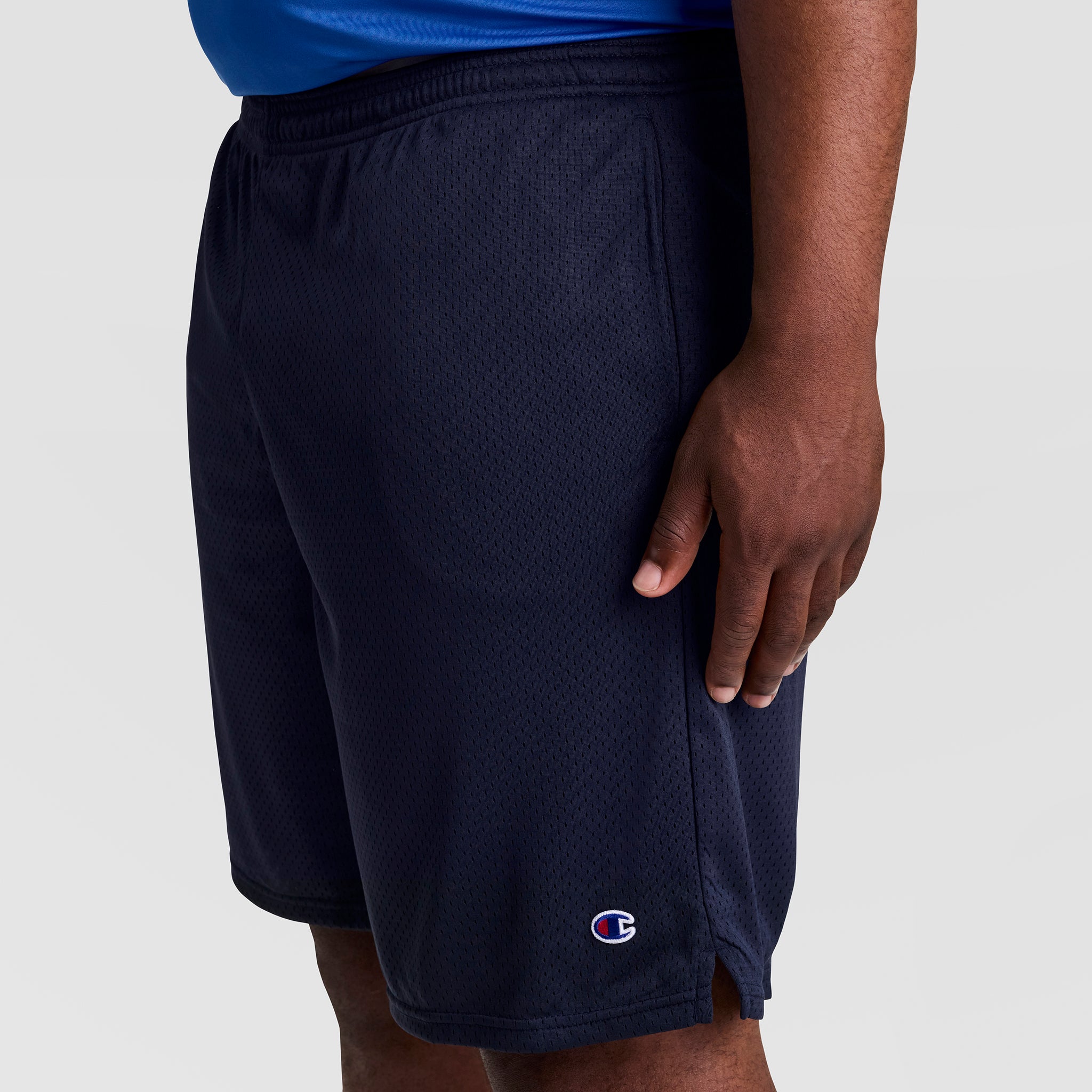 Classic Mesh Gym Shorts, C Logo - Big & Tall - Champion
