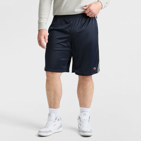 Champion 10" Lacrosse Mesh Shorts - Big & Tall in Navy