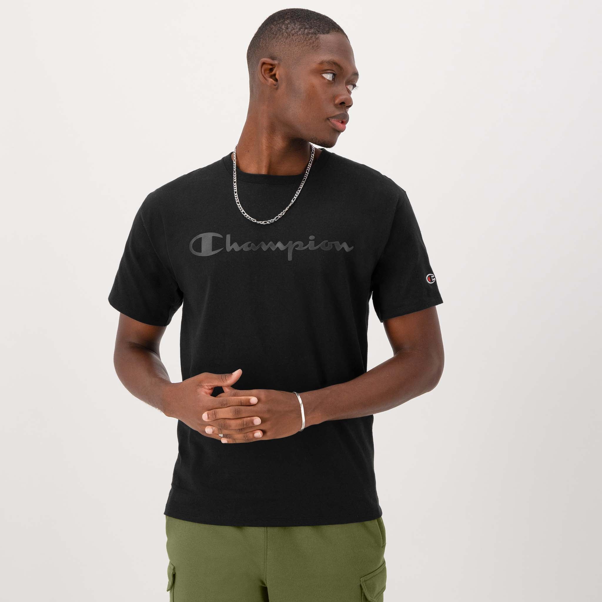 Classic Graphic T-Shirt, Tonal Script Logo