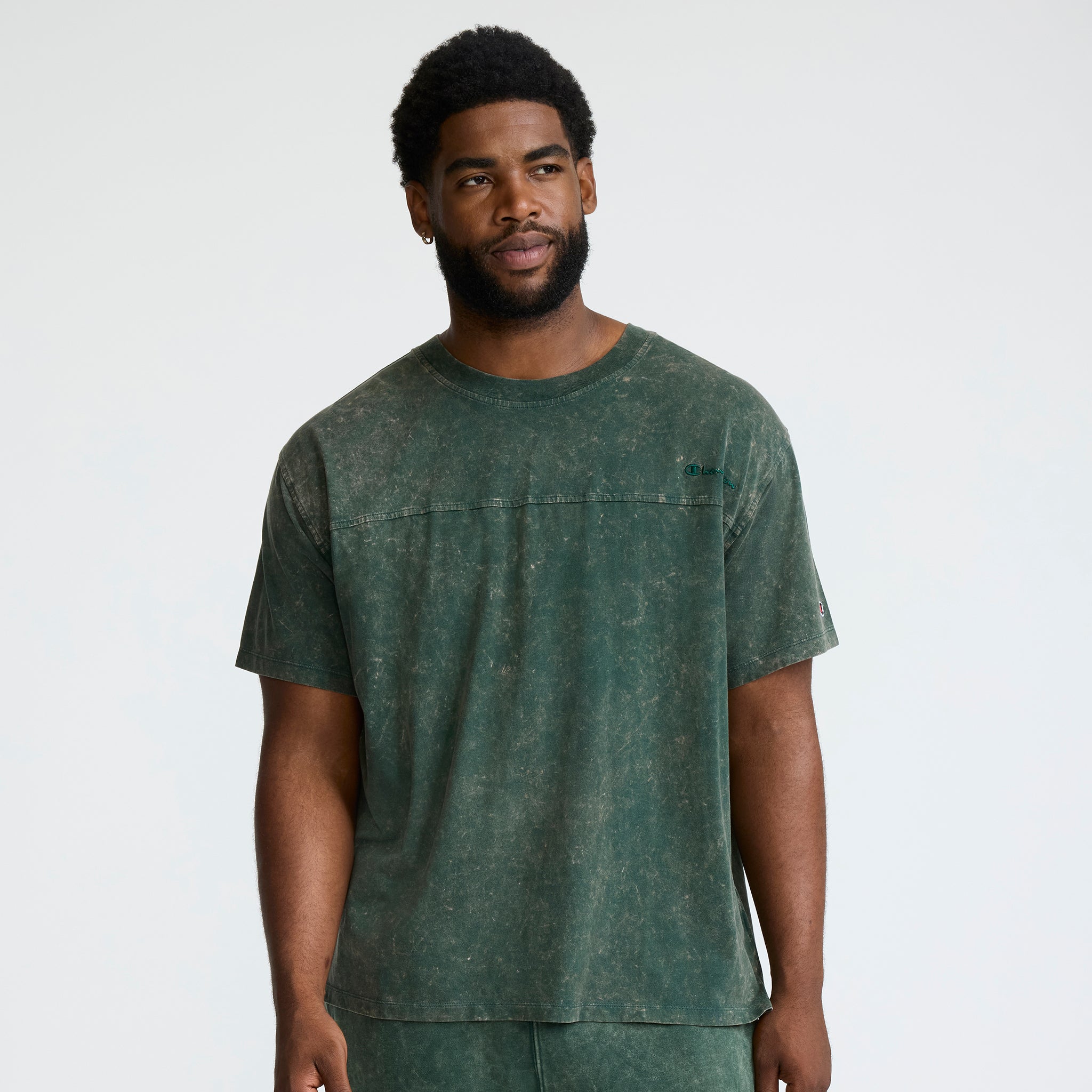 Champion Vintage Wash Knit T-Shirt - Big & Tall in Pine Grove
