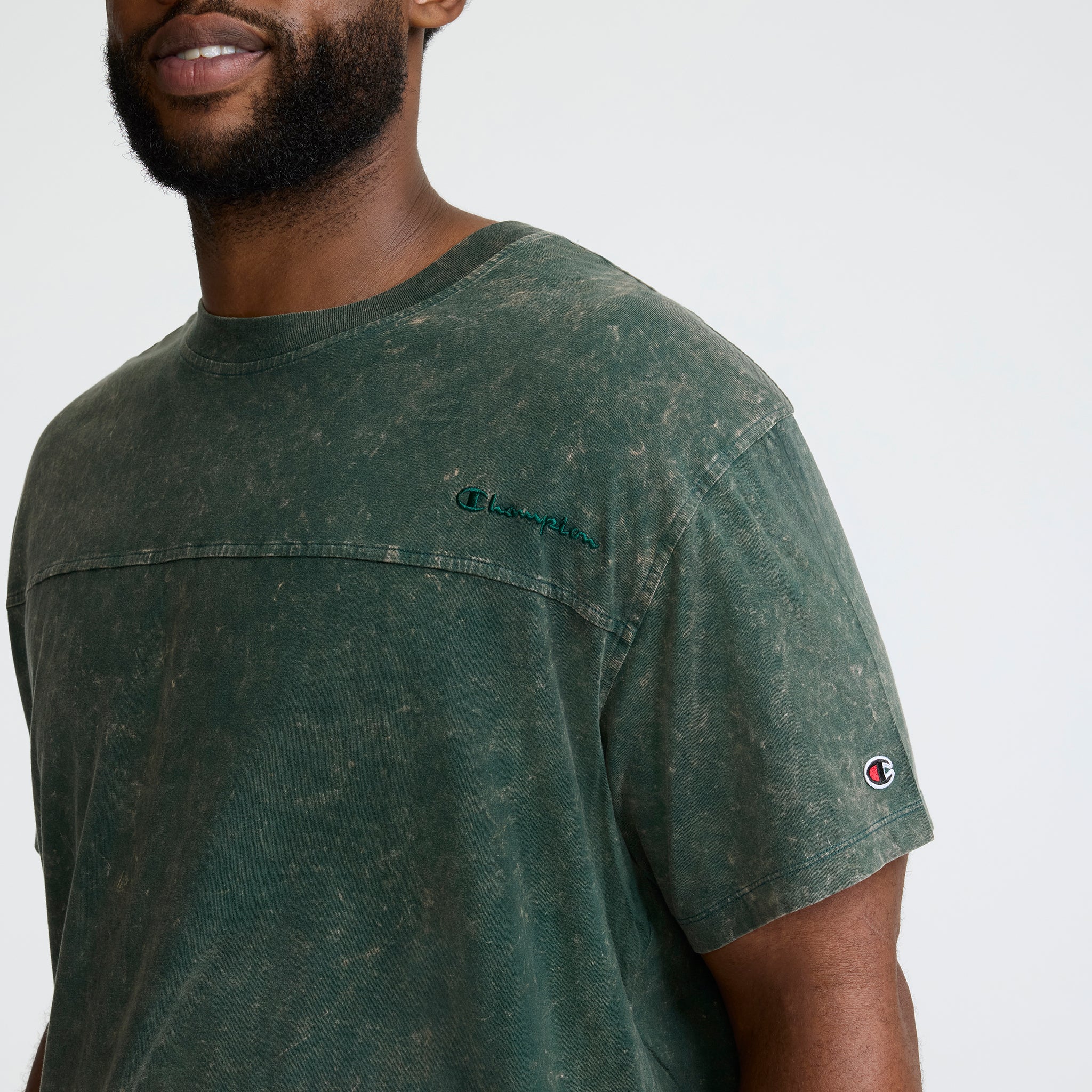 Champion Vintage Wash Knit T-Shirt - Big & Tall in Pine Grove