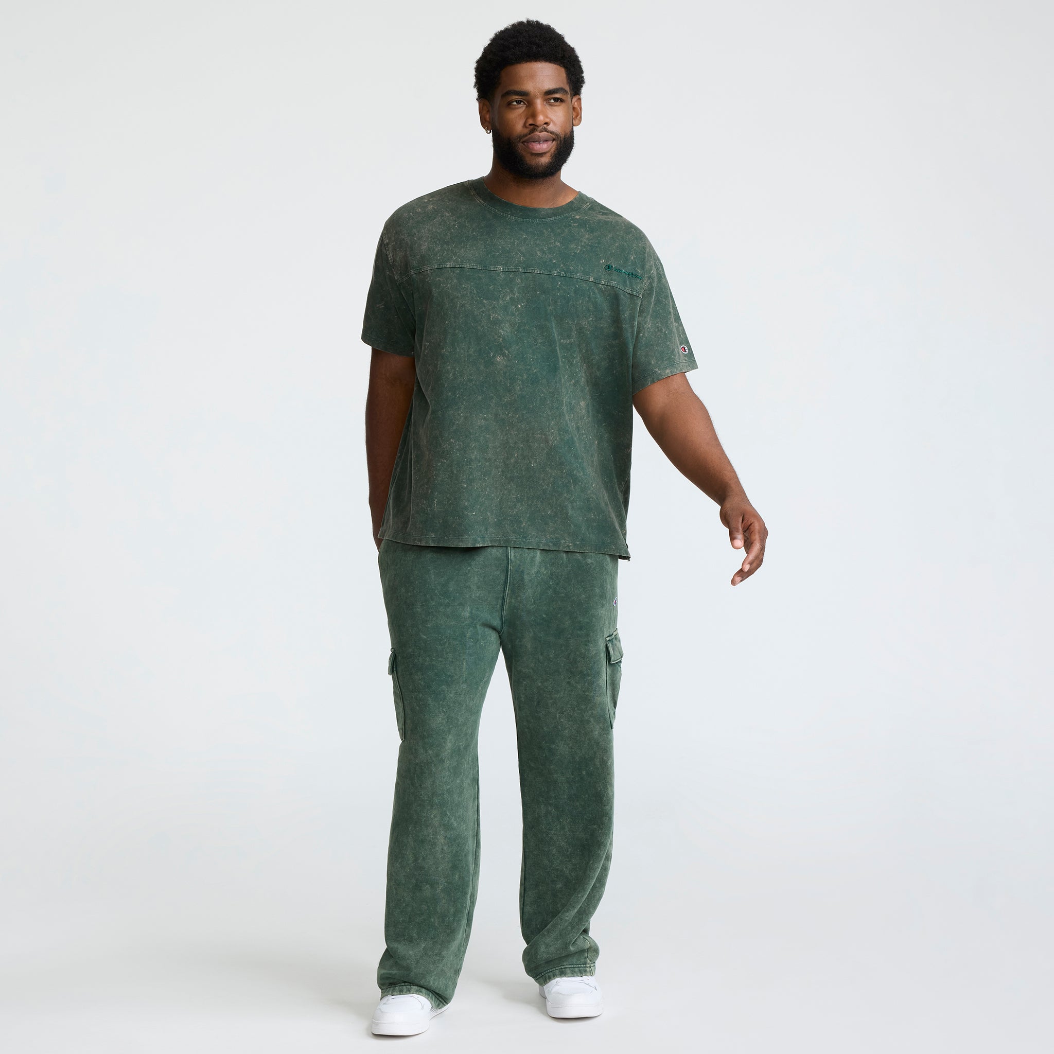 Champion Vintage Wash Knit T-Shirt - Big & Tall in Pine Grove