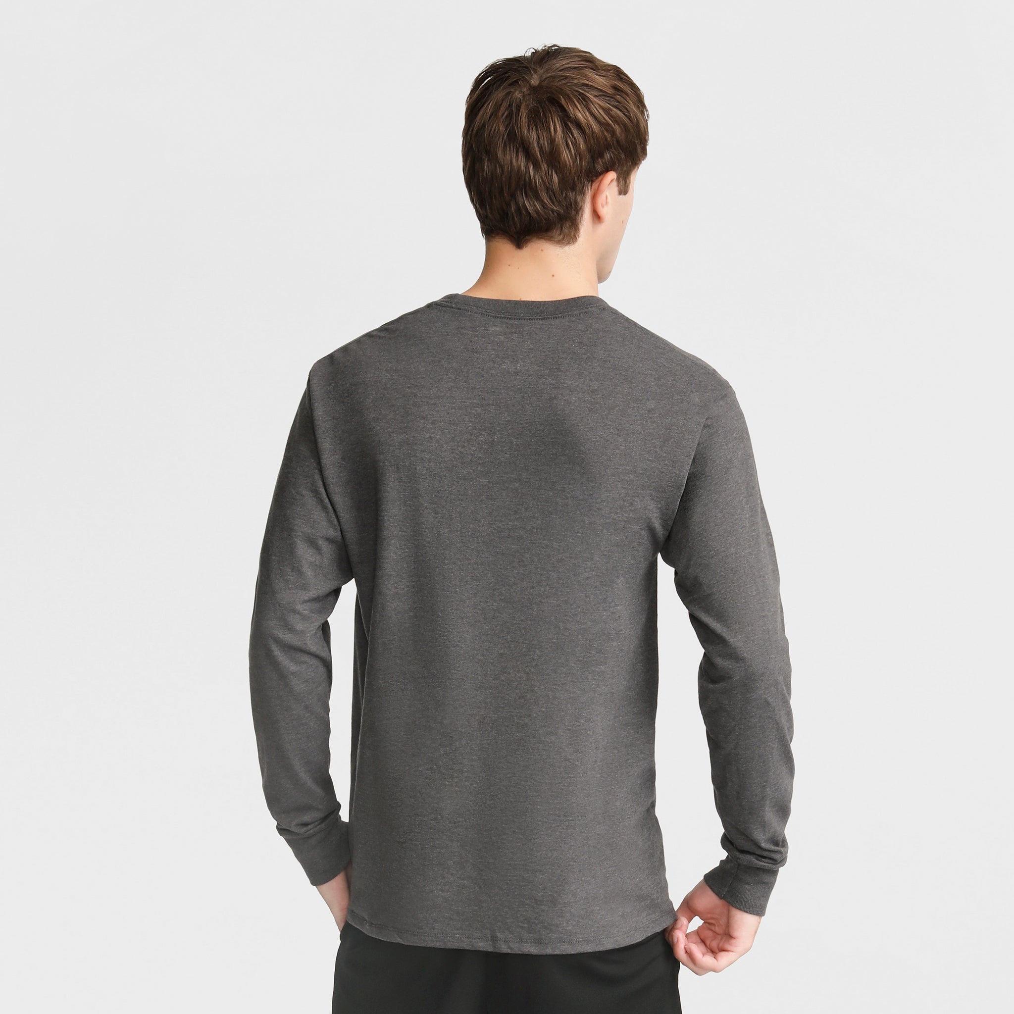 Classic Long Sleeve T-Shirt, Embroidered C Logo - Champion