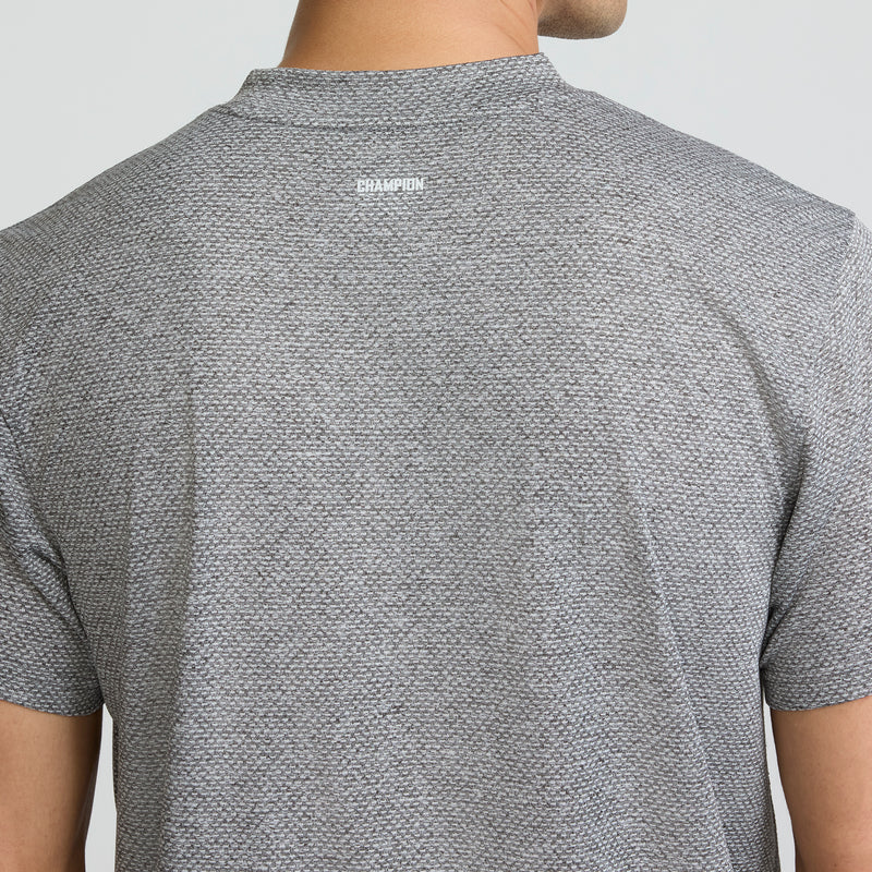Champion Novelty Sport T-Shirt in Nickel Grey Heather