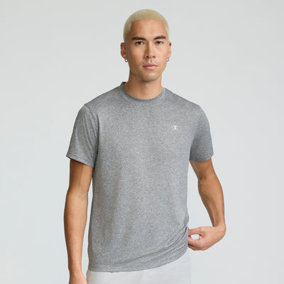 Champion Novelty Sport T-Shirt in Nickel Grey Heather