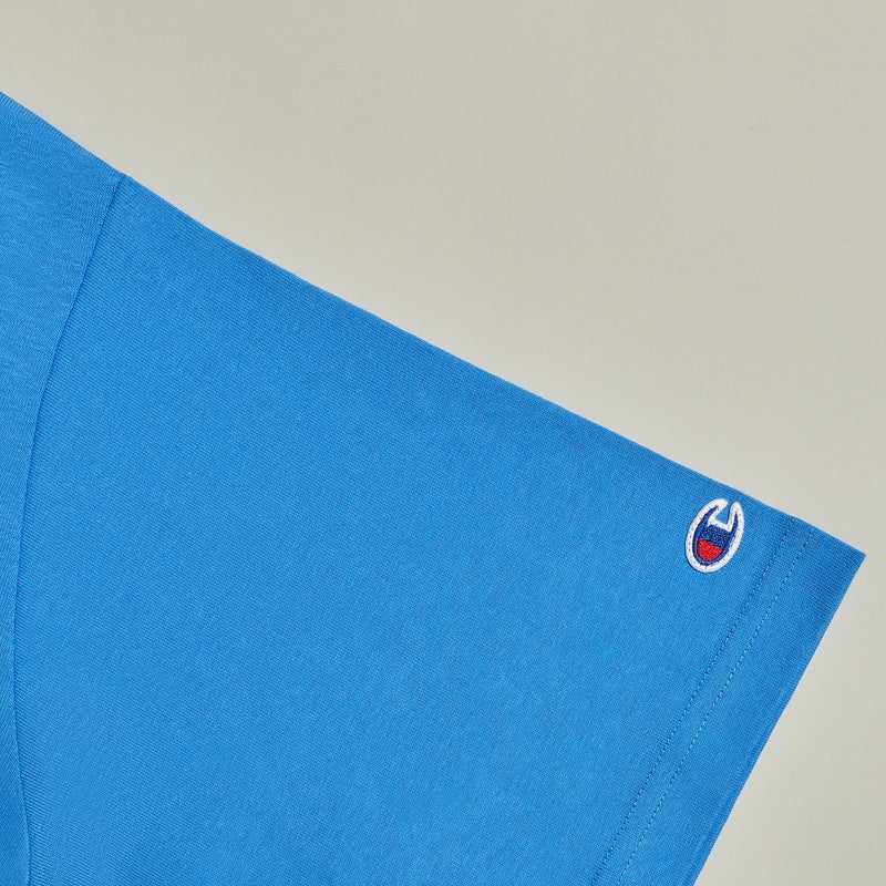 Champion USA Short Sleeve T-Shirt in Light Sky Blue