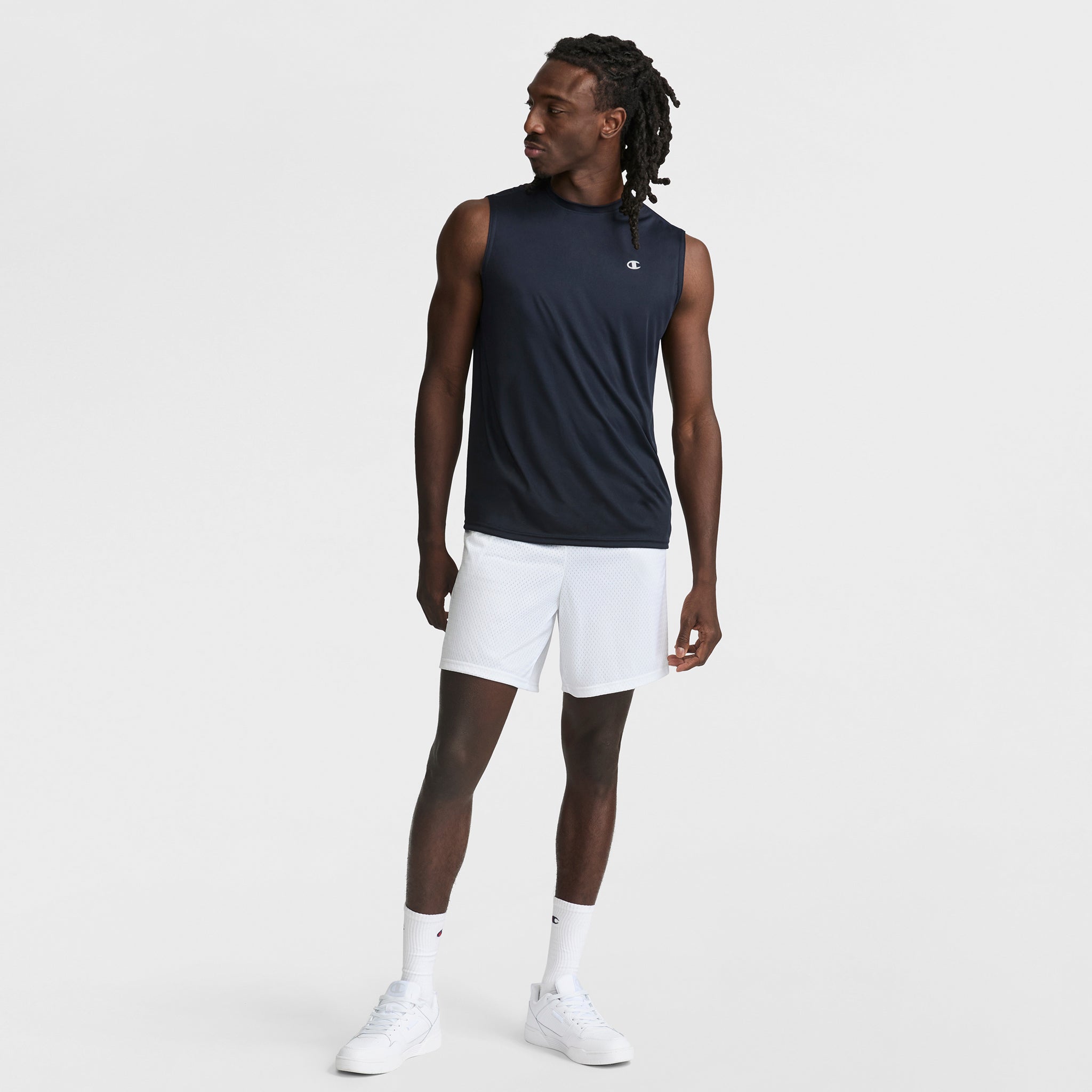 Sport Muscle Tank, Reflective C Logo – Champion