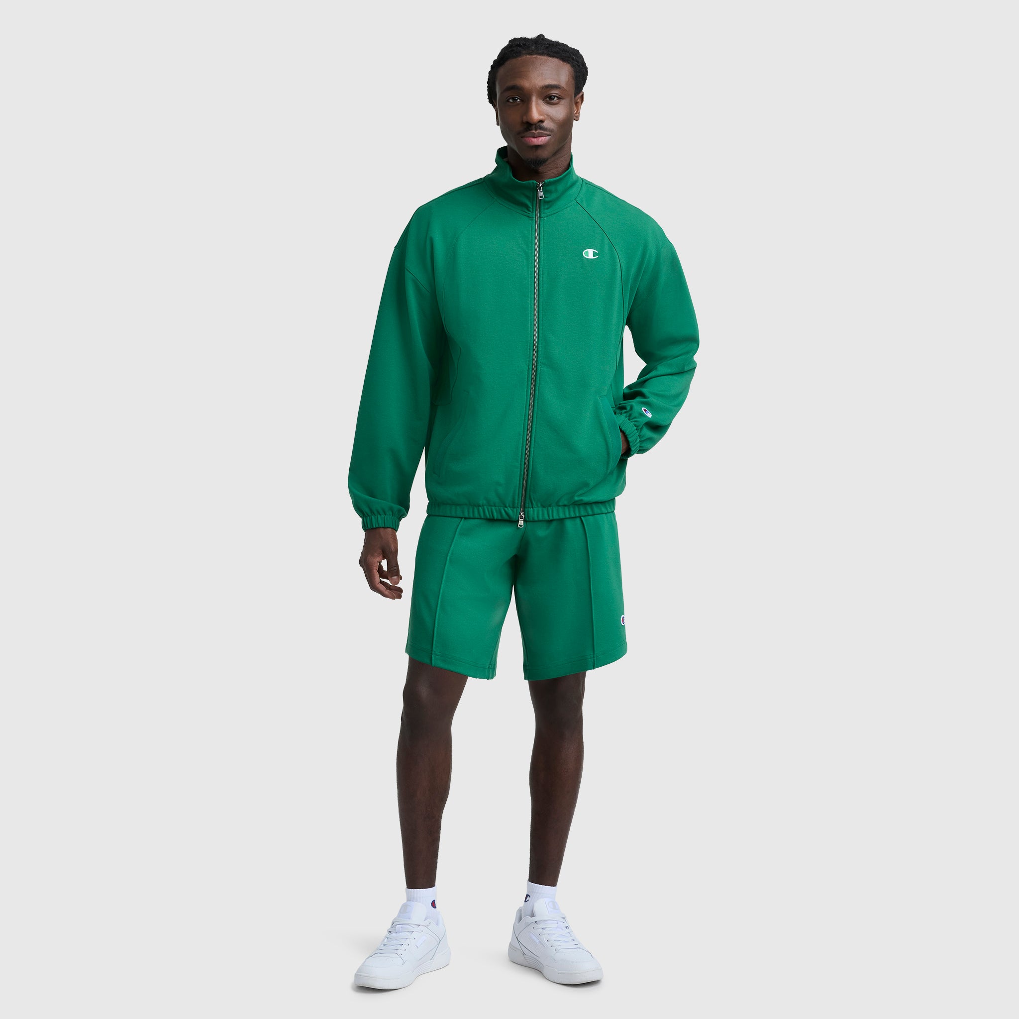 Gameday Full Zip Mock Neck, C Logo – Champion