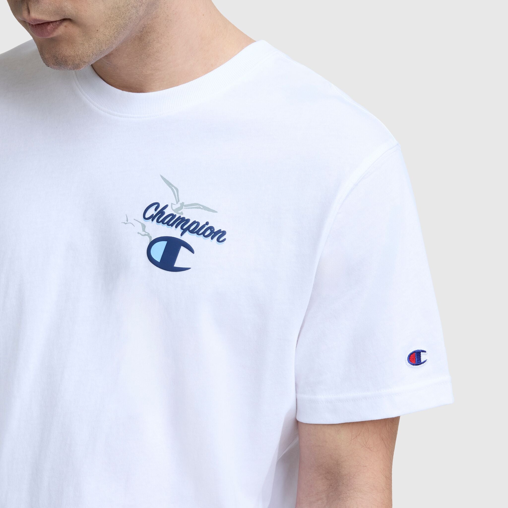 Sunsetters Graphic T-Shirt, C Logo – Champion