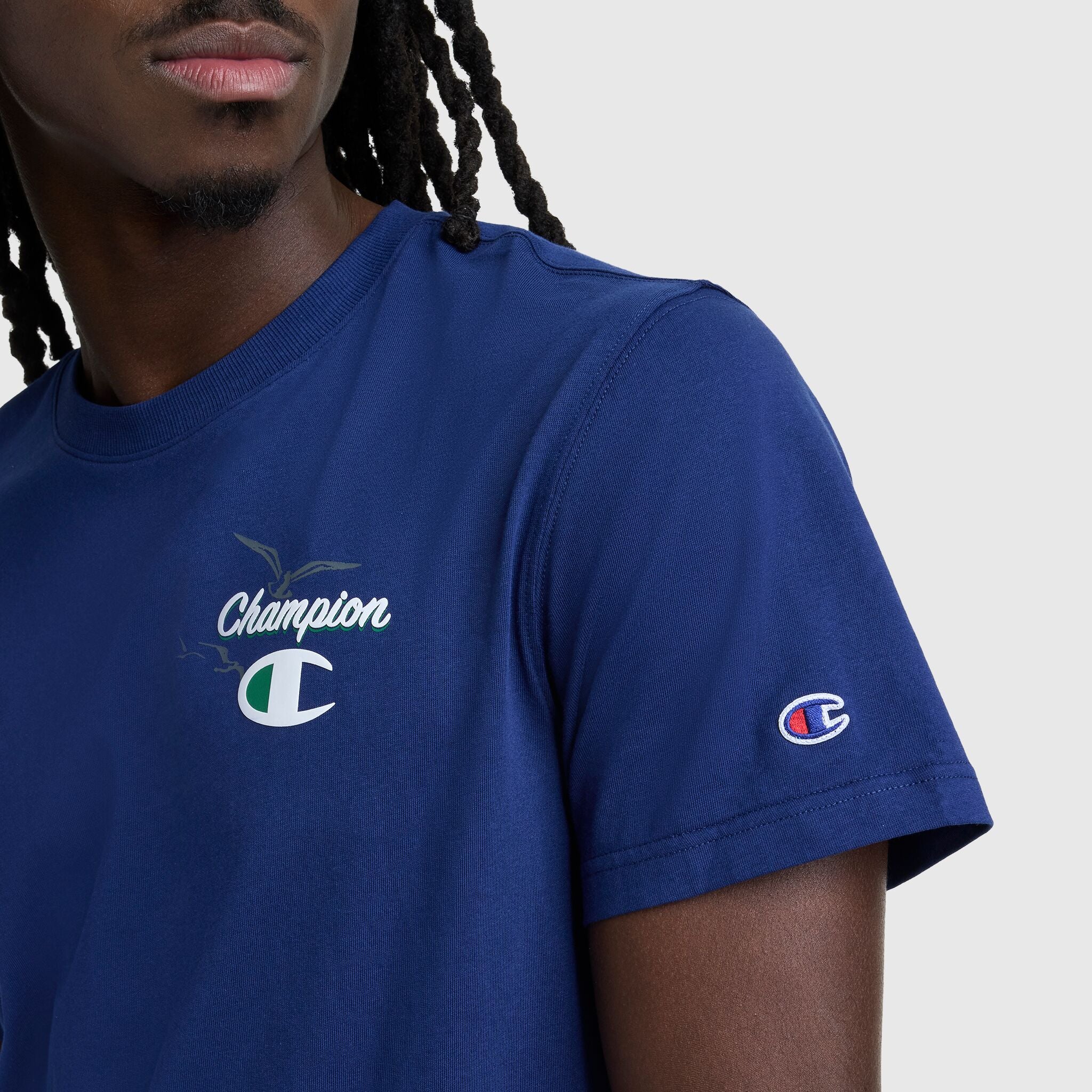 シャツ Champion Sunsetters Graphic T-Shirt, C Logo – Champion
