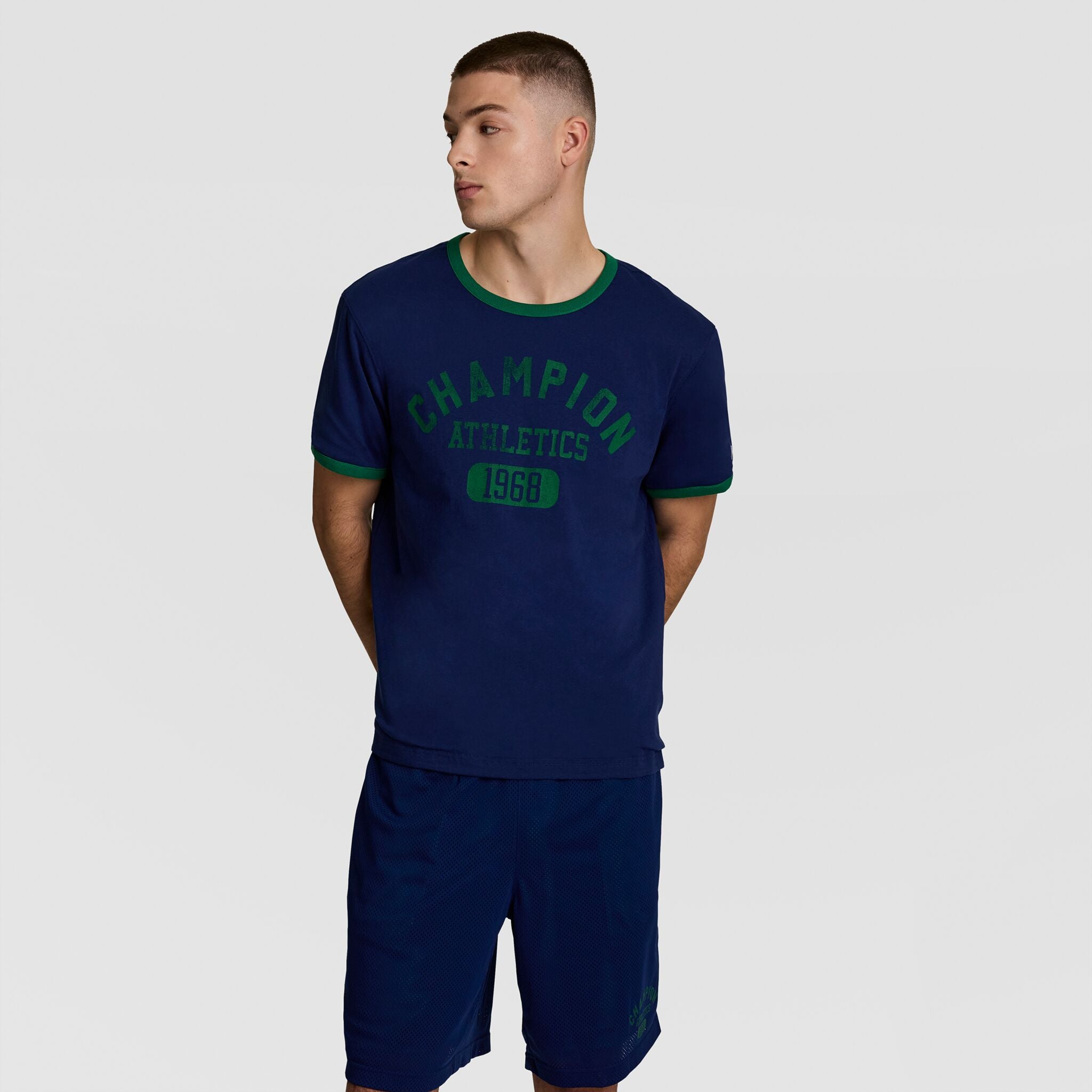Gridiron Reversible T-Shirt, C Logo – Champion