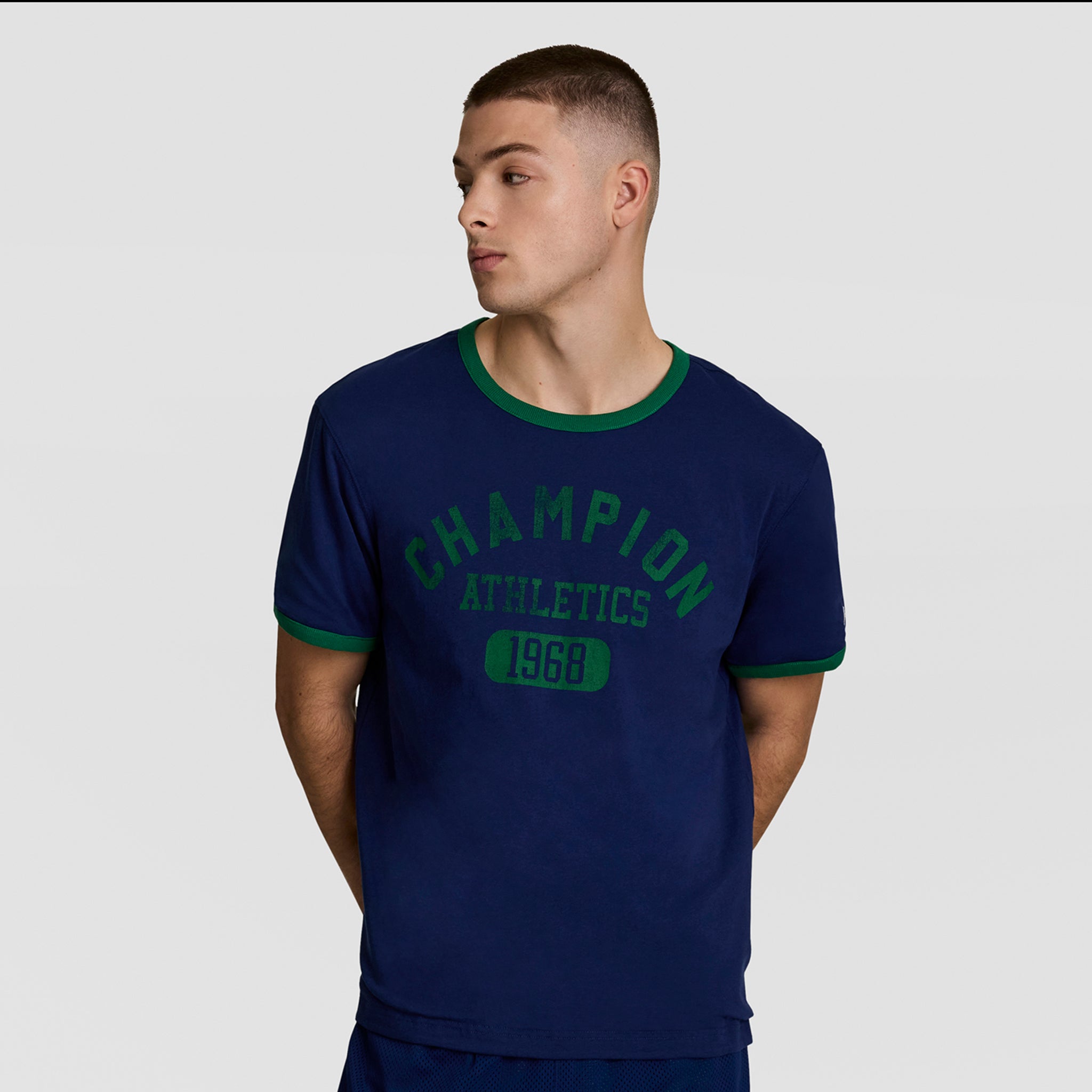 Gridiron Reversible T-Shirt, C Logo – Champion