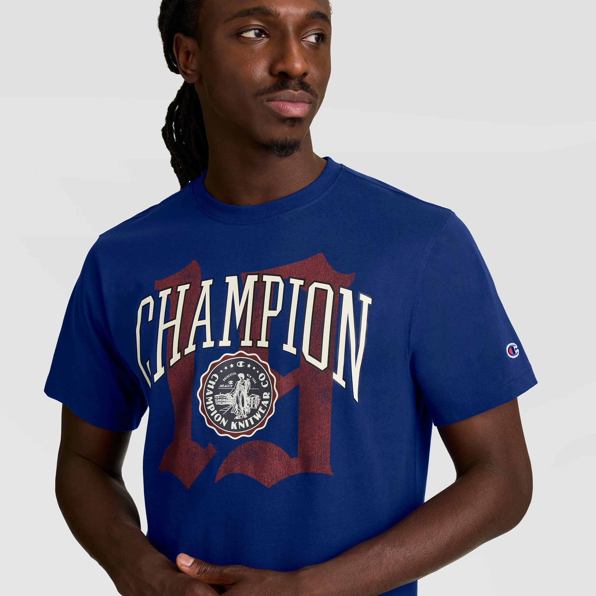 トップス RT-106642 Modern Retro Gothic '19 T-Shirt, C Logo – Champion