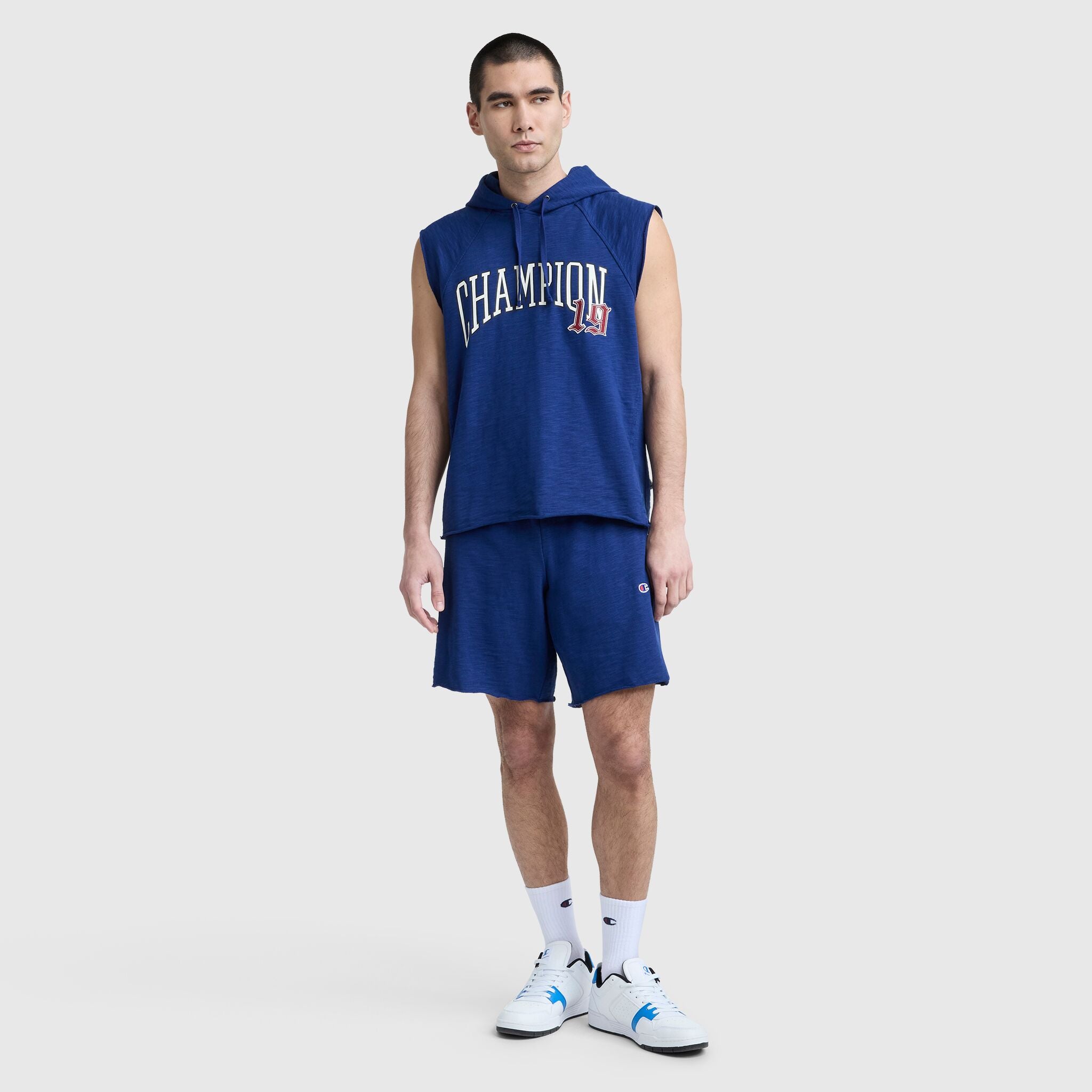 トップス CHAMPION*HOLIDAY REVERSE WEAR Modern Retro Washed Sleeveless Hoodie, C Logo – Champion