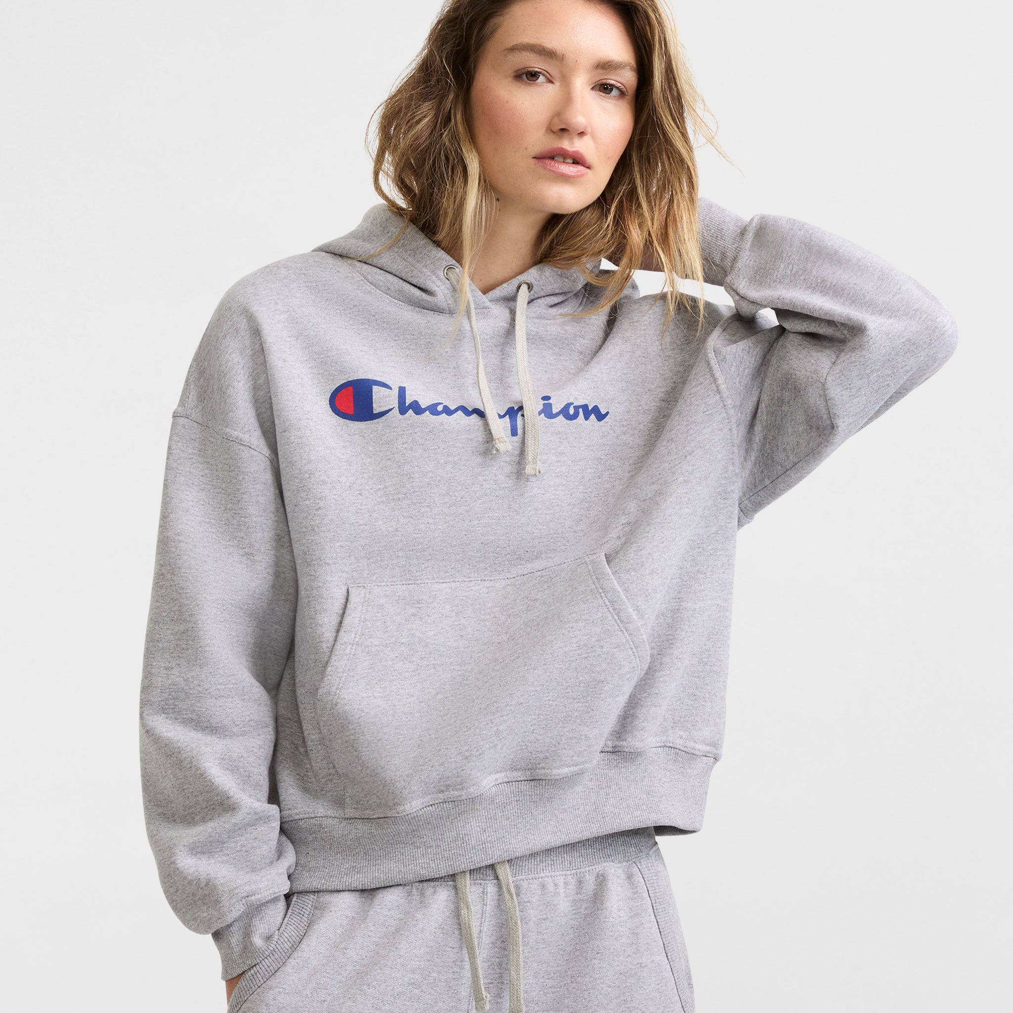Powerblend Hoodie, Script Logo Champion - Main Image