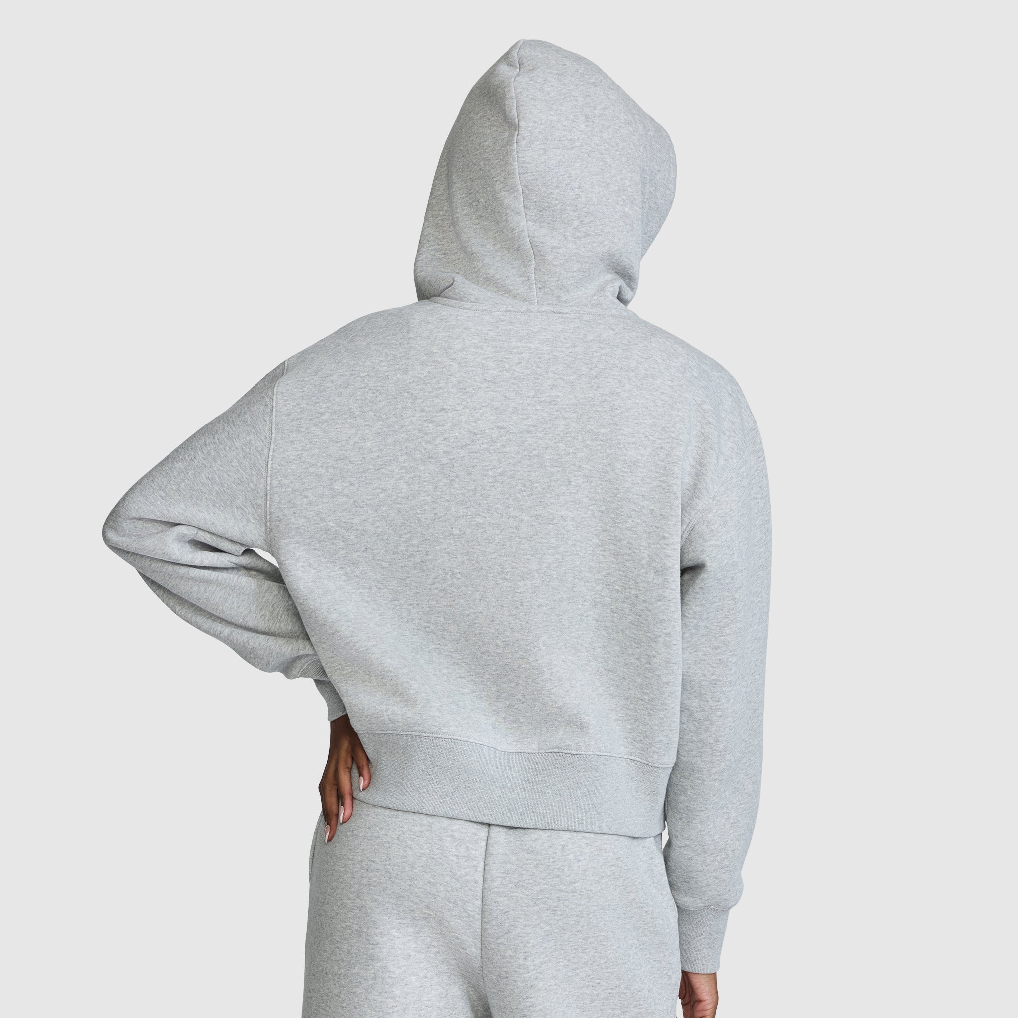 Cropped Zip-Up Hoodie – Champion