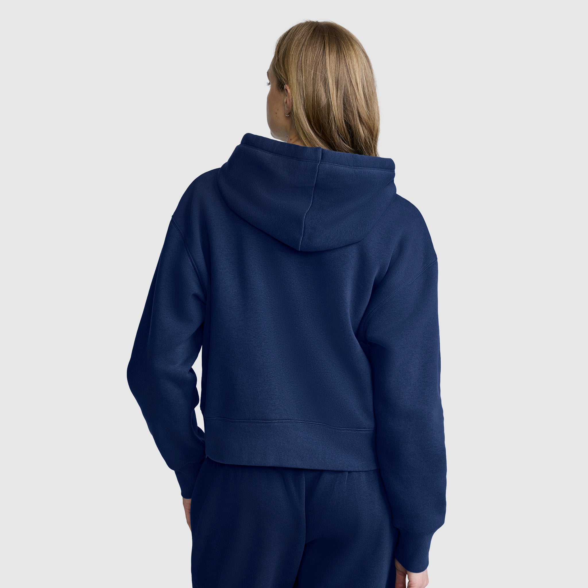 Cropped Zip-Up Hoodie – Champion