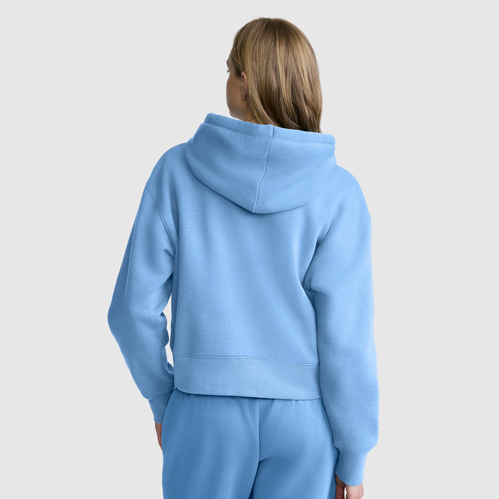 Cropped Zip-Up Hoodie – Champion