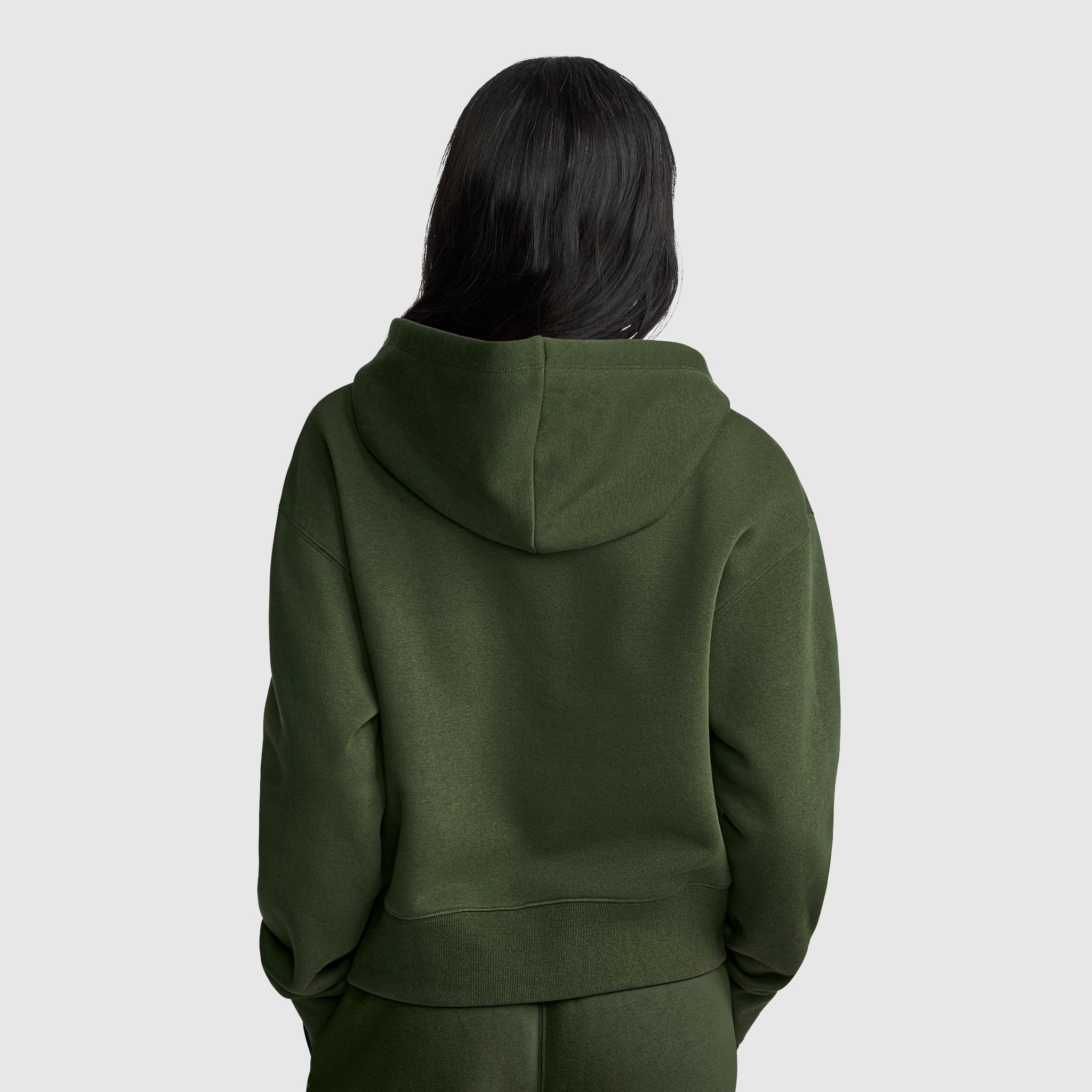 Cropped Zip-Up Hoodie – Champion