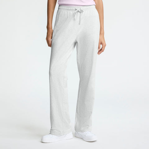 Champion Lightweight Lounge Pants, C Logo in Platinum Silver Heather