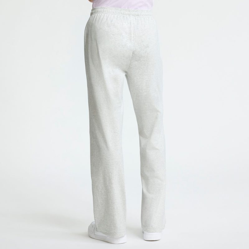 Champion Lightweight Lounge Pants, C Logo in Platinum Silver Heather