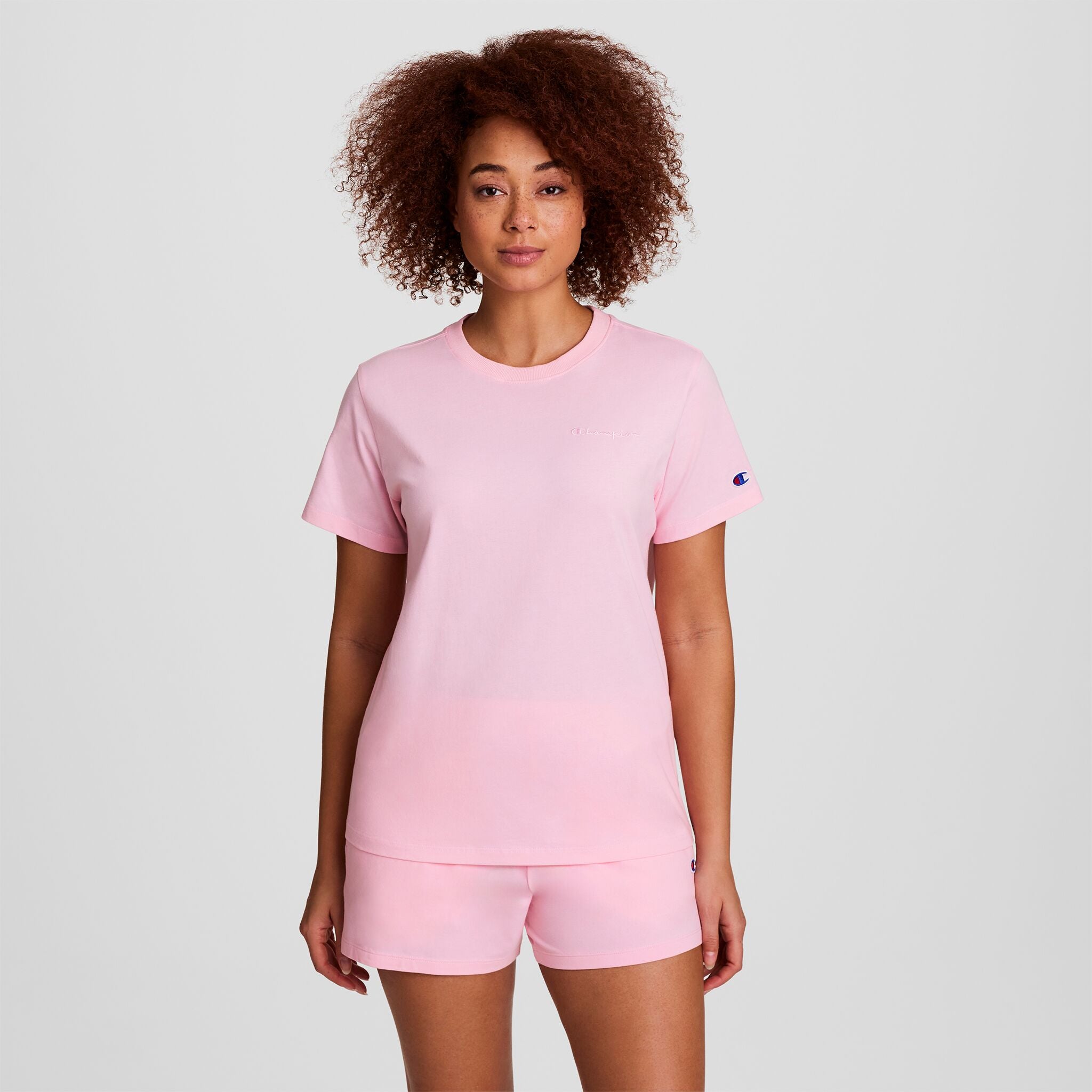 Classic T-Shirt, Tonal Left Chest Script – Champion