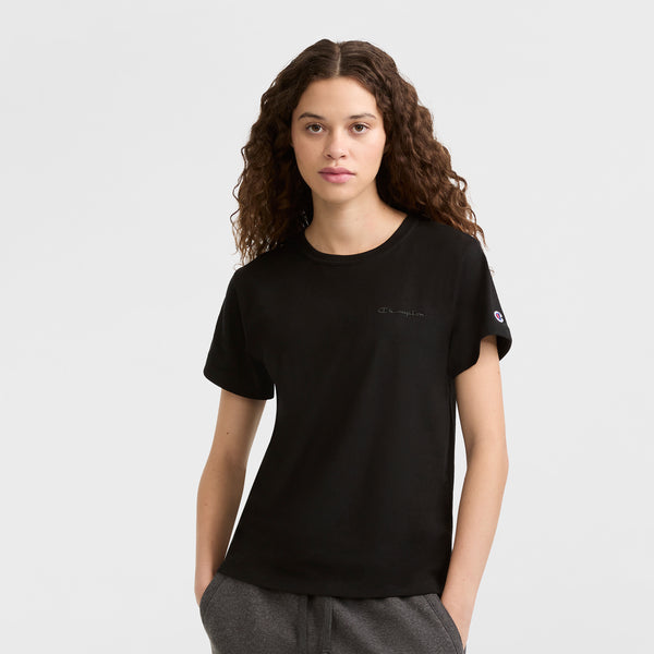 Classic T-Shirt, Tonal Left Chest Script - Champion