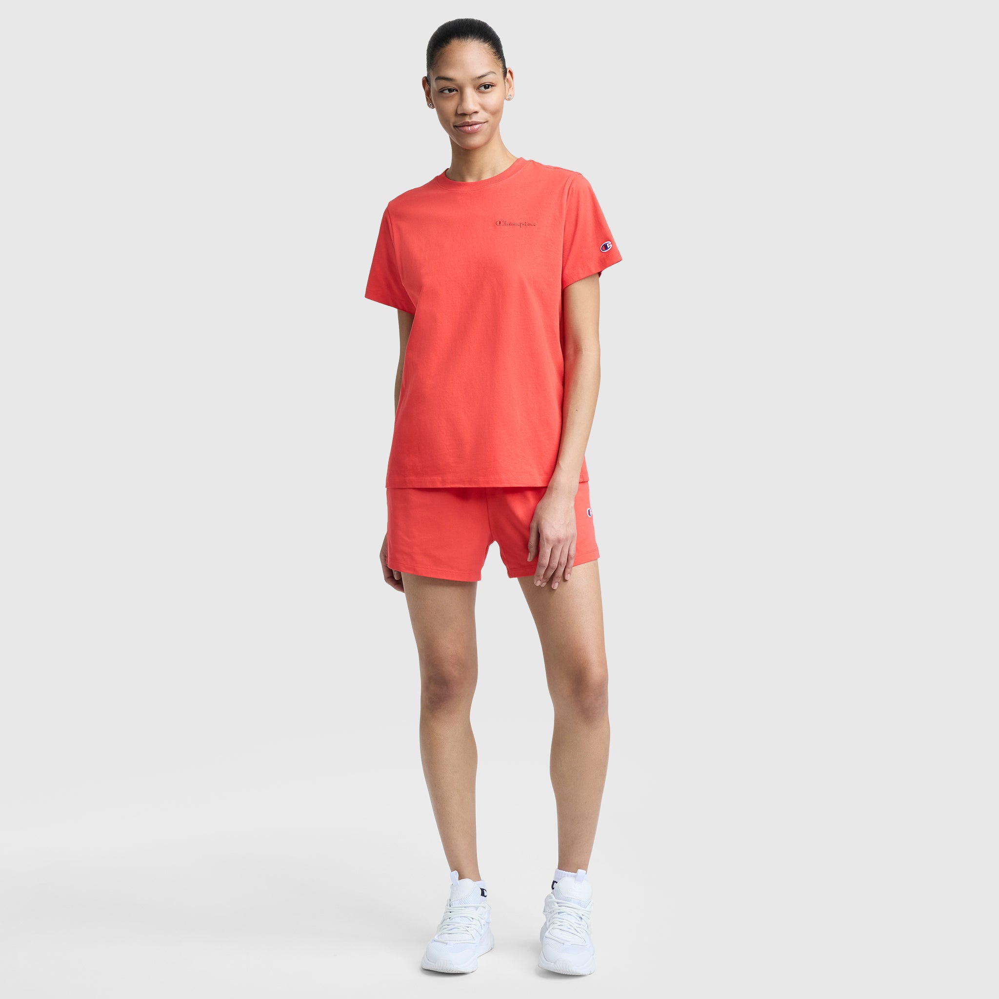 Classic T-Shirt, Tonal Left Chest Script – Champion