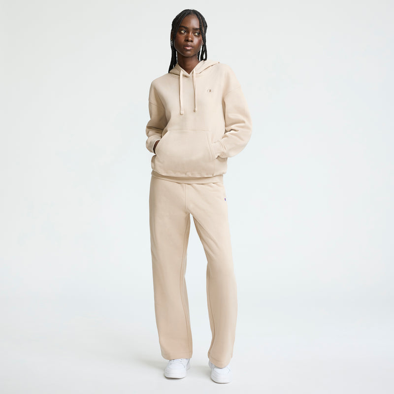 Champion Small C Freshman Powerblend Hoodie in Champagne Frost