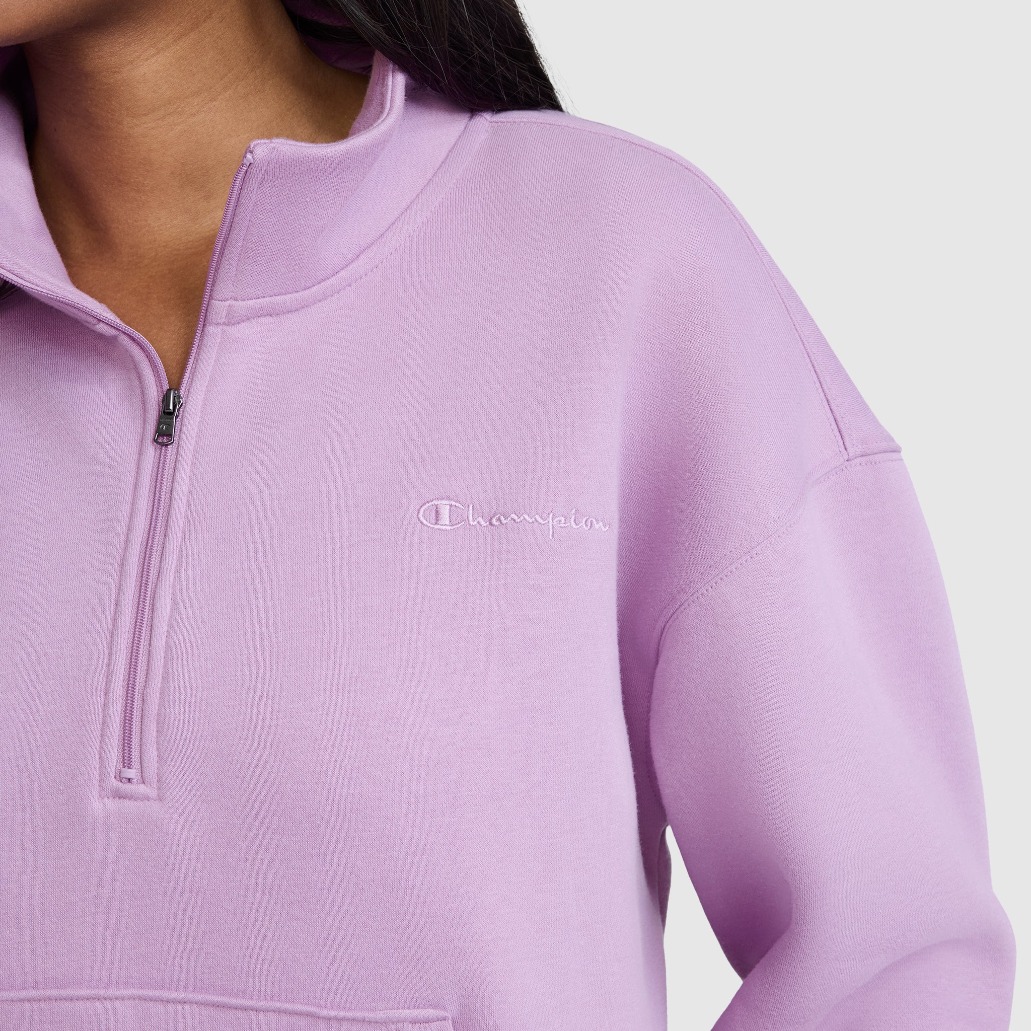Fleece Mockneck Quarter-Zip – Champion