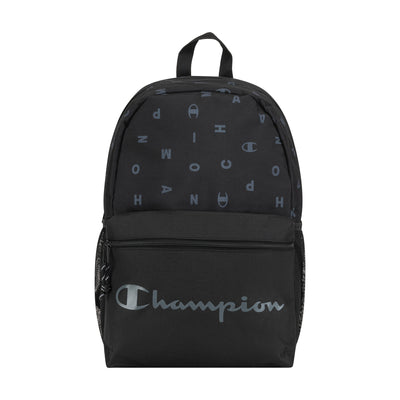 Champion Kids' Merit Backpack in Black/Grey