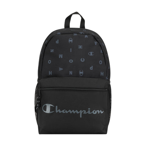 Champion Kids' Merit Backpack in Black/Grey