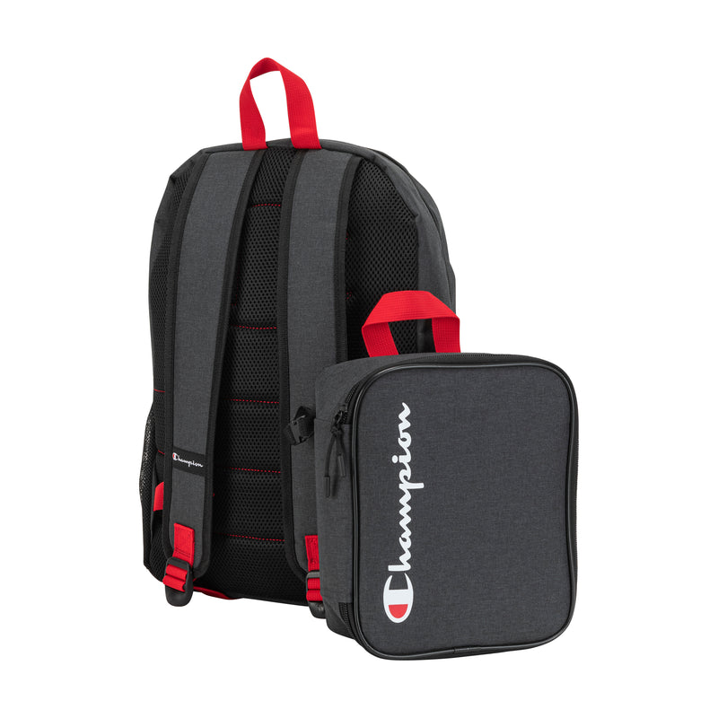 Champion Kids' Mode Lunch Kit & Backpack Combo in Black Combo