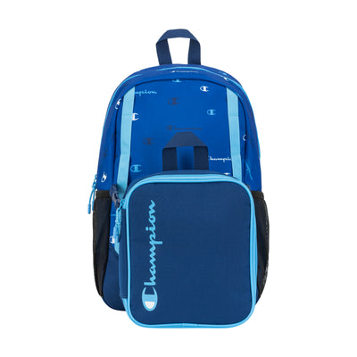 Champion Kids' Mode Lunch Kit & Backpack Combo in Blue