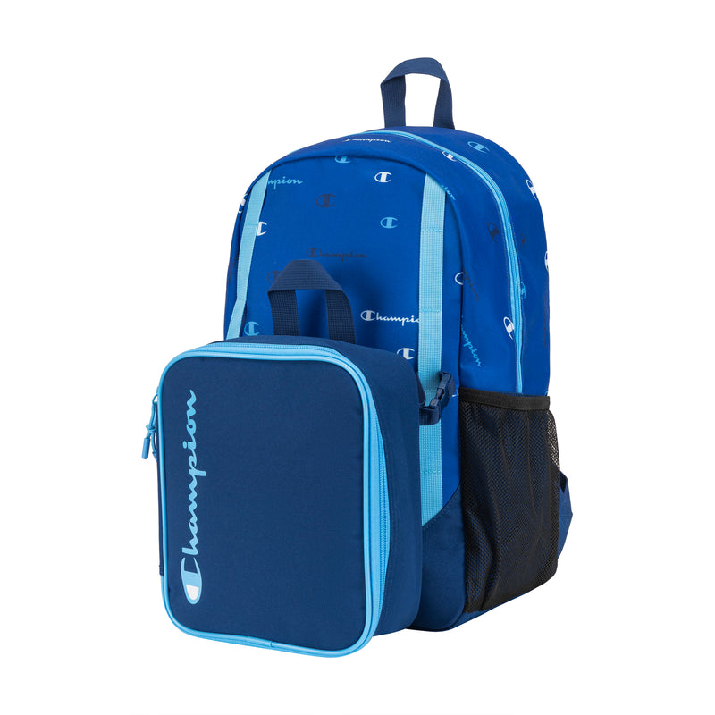 Champion Kids' Mode Lunch Kit & Backpack Combo in Blue