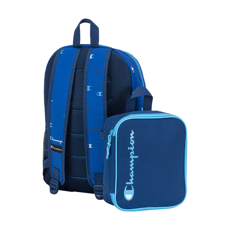 Champion Kids' Mode Lunch Kit & Backpack Combo in Blue