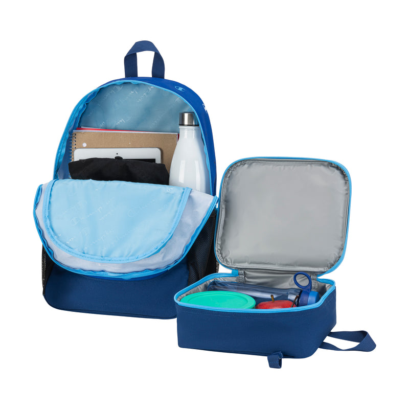Champion Kids' Mode Lunch Kit & Backpack Combo in Blue