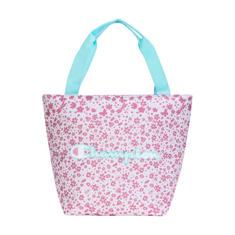 Champion Kids' Fresh Tote Lunch Kit in Pink/Blue